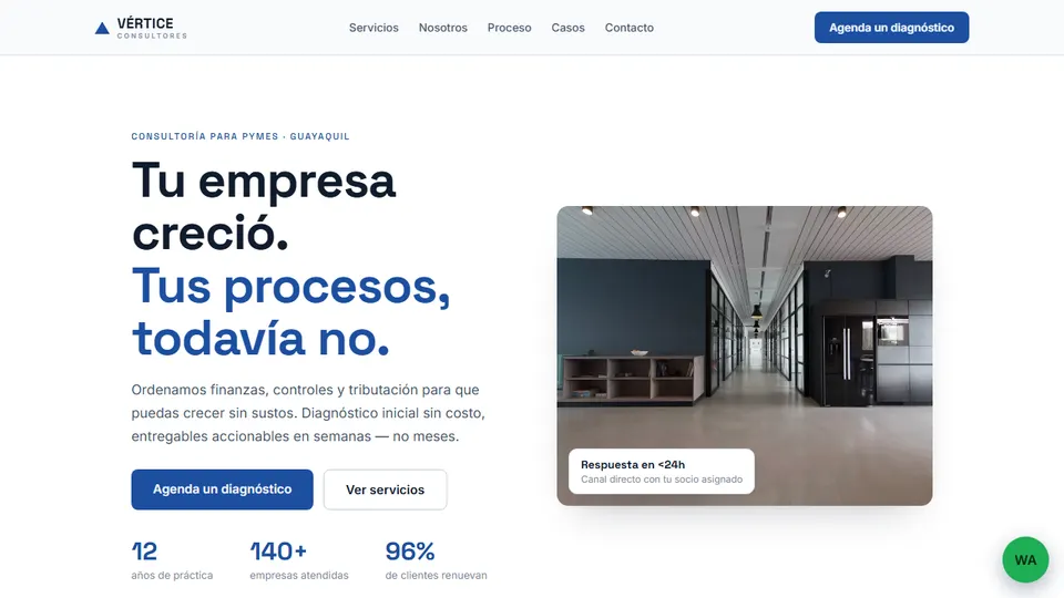 Sitio corporativo para PYME